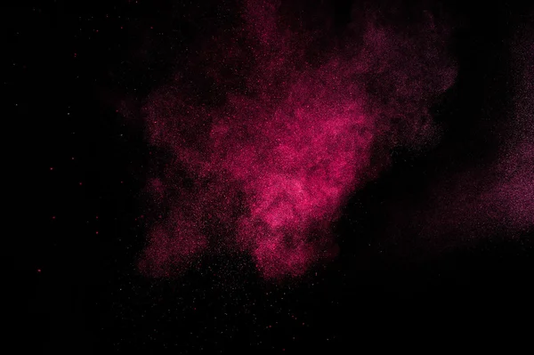 Αφηρημένη κόκκινο και ροζ χρώμα Holi. — Φωτογραφία Αρχείου
