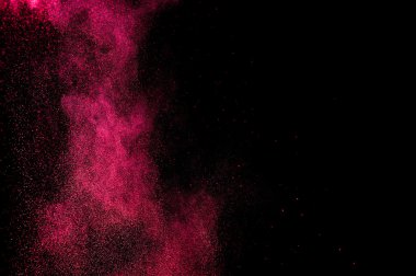 Holi soyut kırmızı ve pembe boya.