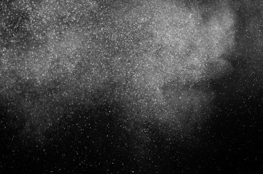 Soyut beyaz toz patlama