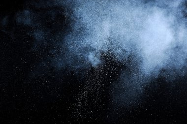 Soyut beyaz toz patlama