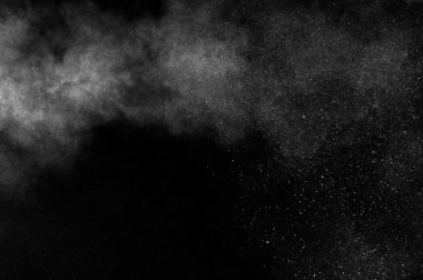 soyut beyaz toz patlama