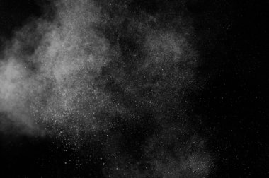 soyut beyaz toz patlama