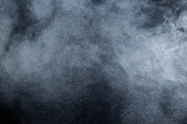 Soyut beyaz toz patlama