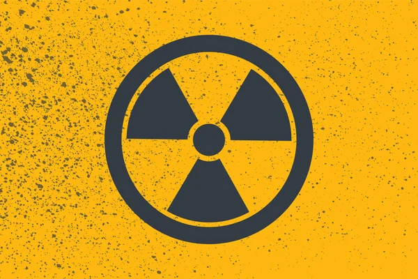 Radioactieve vector symbool. — Stockvector