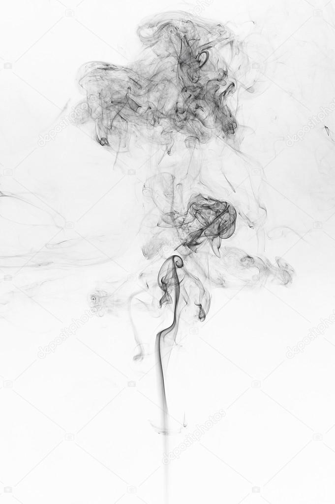 abstract black smoke