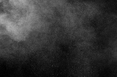 soyut beyaz toz patlama