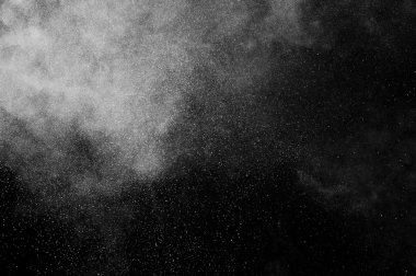 soyut beyaz toz patlama