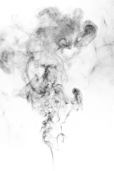 Abstrakt svart rök — Stockfoto