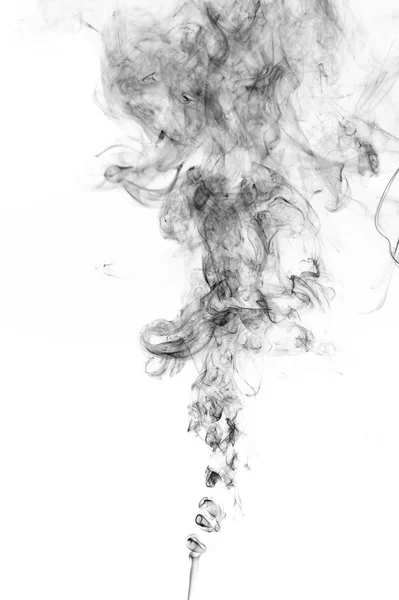 Abstraktní černý kouř — Stock fotografie
