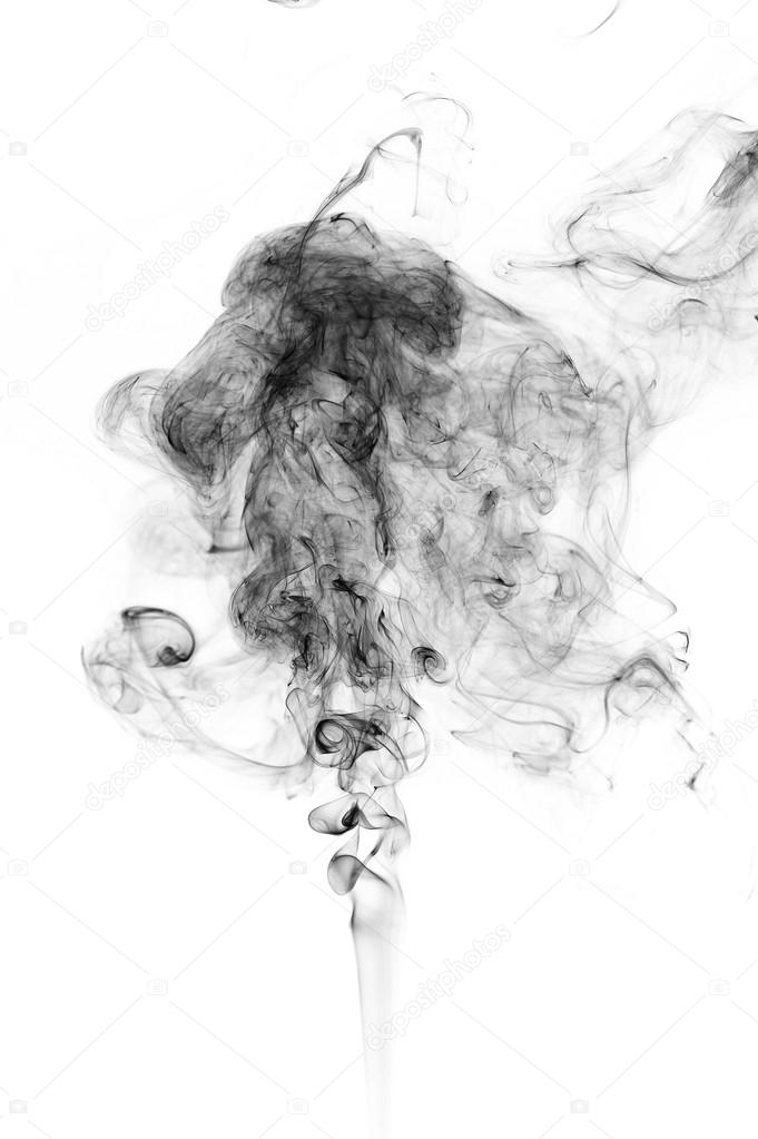 abstract black smoke