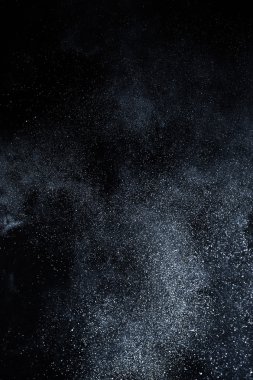 Soyut beyaz toz patlama