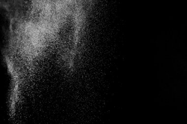soyut beyaz toz patlama