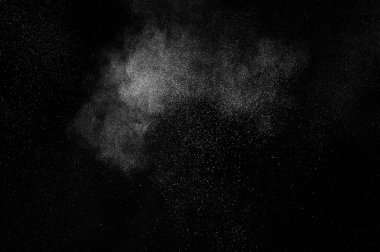 soyut beyaz toz patlama