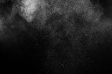 soyut beyaz toz patlama