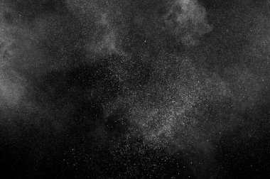 soyut beyaz toz patlama