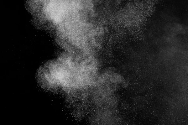 Abstract white dust explosion — Stock Photo, Image