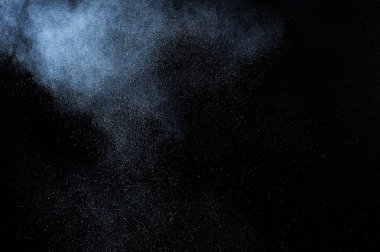 Soyut beyaz toz patlama