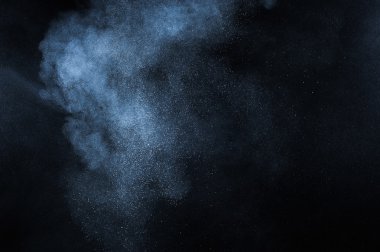 Soyut beyaz toz patlama