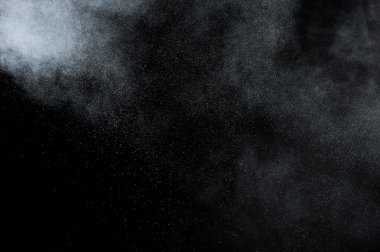 Soyut beyaz toz patlama