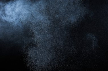 Soyut beyaz toz patlama