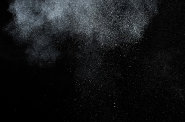 Soyut beyaz toz patlama