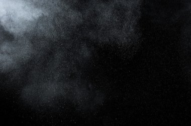 Soyut beyaz toz patlama