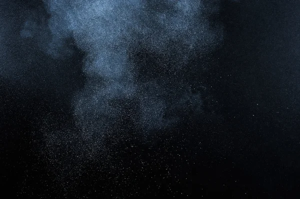 abstract white powder explosion