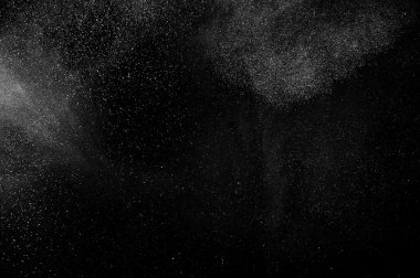 Soyut beyaz toz patlama