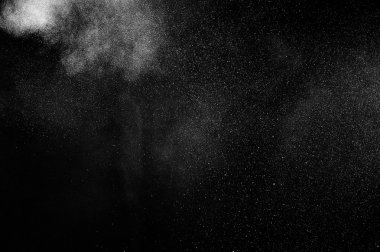 Soyut beyaz toz patlama