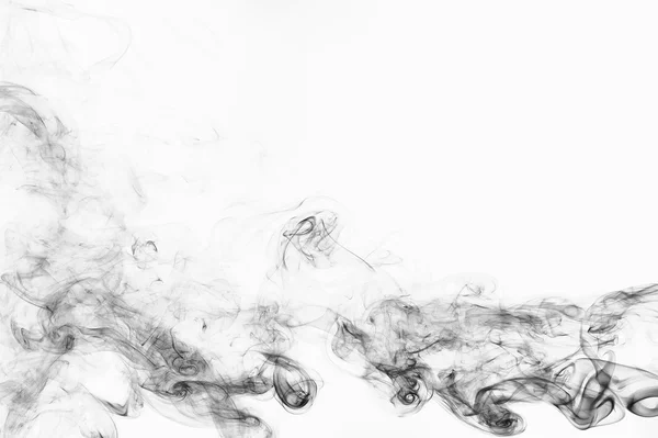 Humo negro abstracto — Foto de Stock