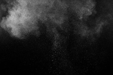 soyut beyaz toz patlama