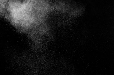 soyut beyaz toz patlama