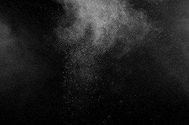 soyut beyaz toz patlama