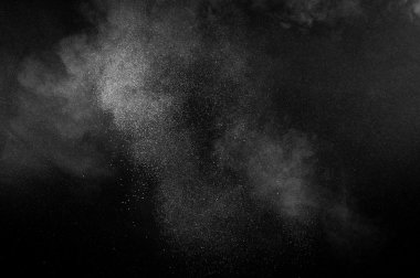 soyut beyaz toz patlama