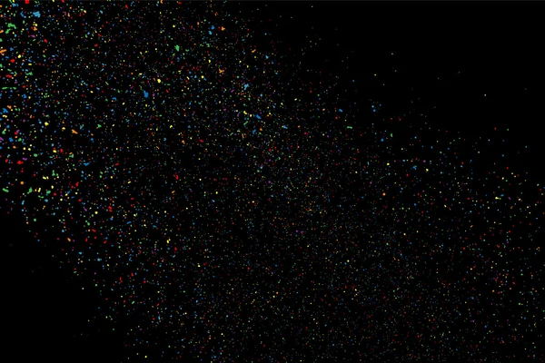 Vecteur de confettis colorés. vecteur de texture granuleuse colorée . — Image vectorielle