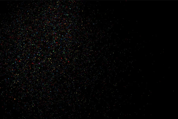 Vecteur de confettis colorés. vecteur de texture granuleuse colorée . — Image vectorielle