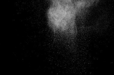 soyut beyaz toz patlama