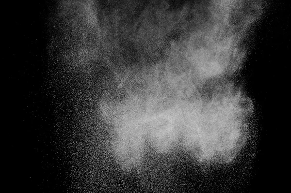 Soyut beyaz toz patlama — Stok fotoğraf
