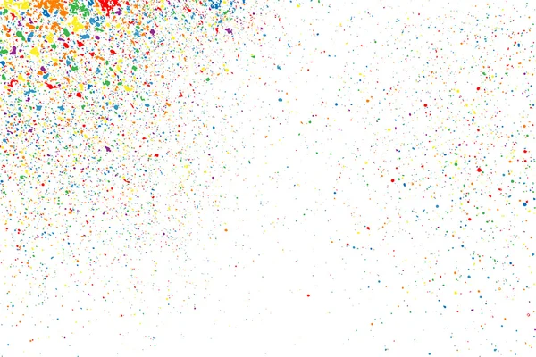 Explosion colorée de confettis. vecteur de texture granuleuse colorée . — Image vectorielle