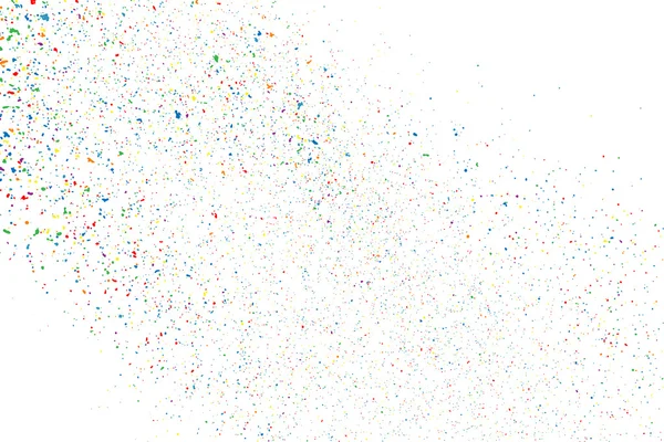 Colorida explosión de confeti. Colorido vector de textura granulada . — Archivo Imágenes Vectoriales