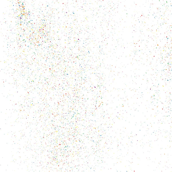 Explosion colorée de confettis. vecteur de texture granuleuse colorée . — Image vectorielle