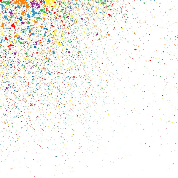 Colorida explosión de confeti. Colorido vector de textura granulada . — Archivo Imágenes Vectoriales