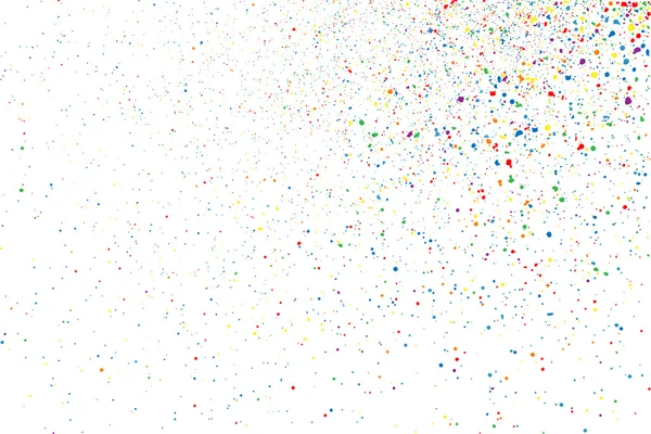 Colorida explosión de confeti. Colorido vector de textura granulada . — Vector de stock