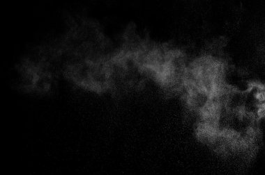 soyut beyaz toz patlama