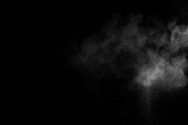 soyut beyaz toz patlama