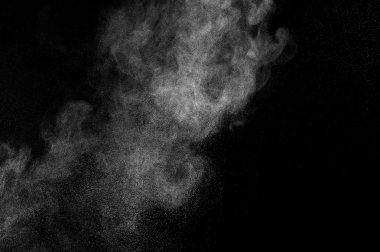 soyut beyaz toz patlama