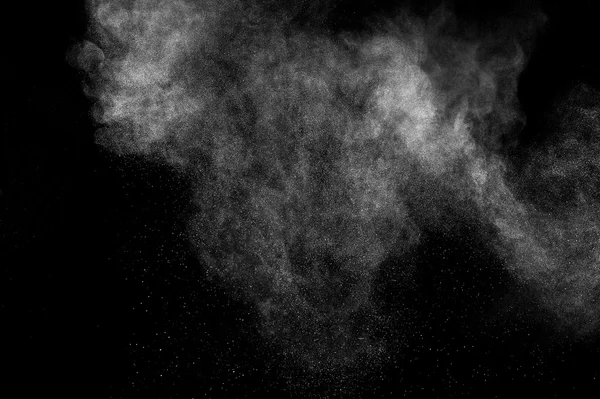 Abstract white dust explosion — Stock Photo, Image