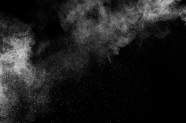 Абстрактный взрыв белой пыли — стоковое фото
