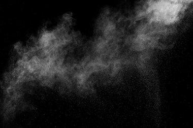 soyut beyaz toz patlama