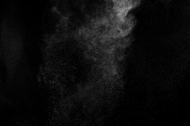 soyut beyaz toz patlama